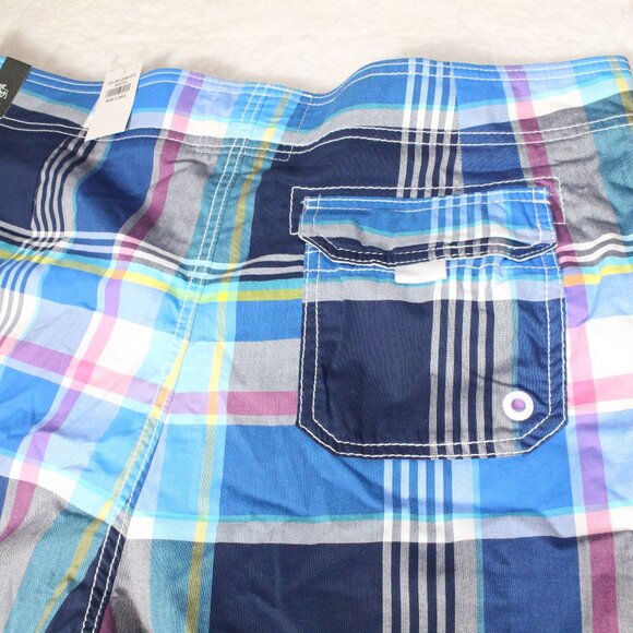Plaid Abercrombie & Fitch Swim Trunks Size Extra Large NWT - Picture 6 of 6